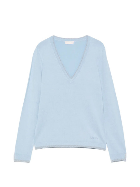  Liu Jo V-neck Sweater - Blue 