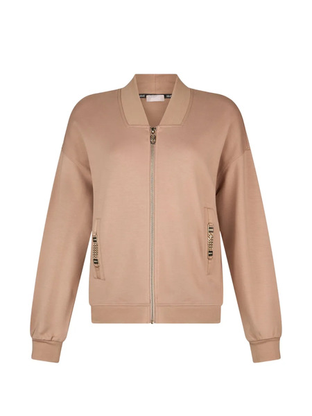  Liu Jo Zip-fastening Sweatshirt - Neutrals 