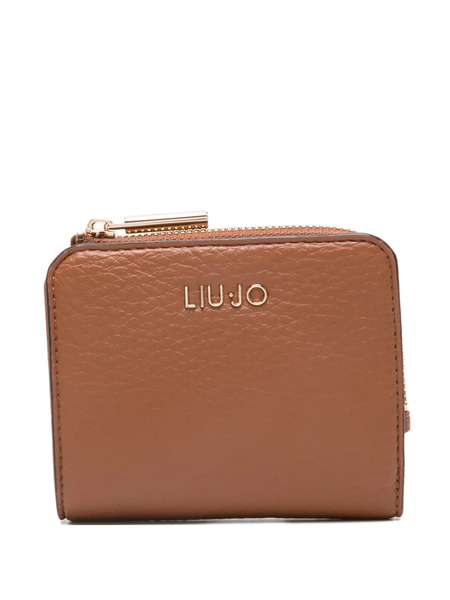  Liu Jo Zip Leather Wallet - Brown 