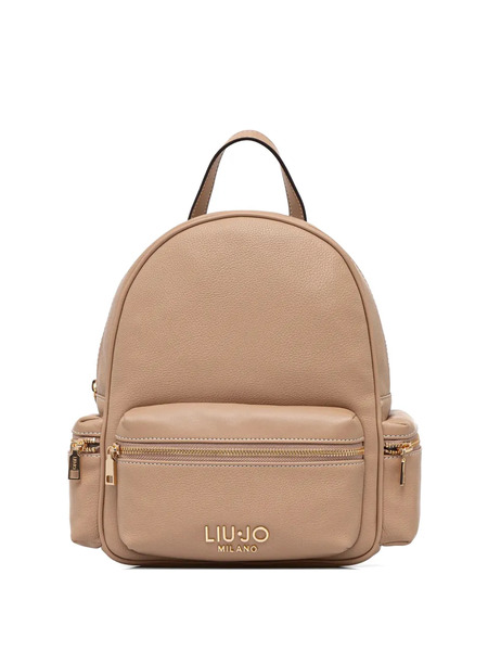  Liu Jo Zip Pocket Backpack - Neutrals 