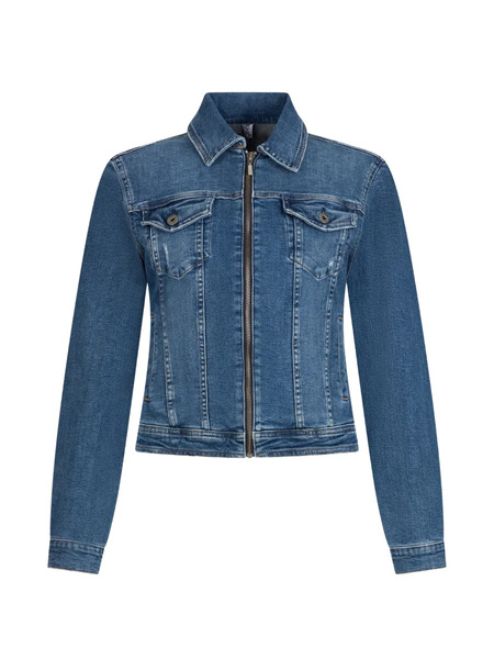  Liu Jo Zip-up Denim Jacket - Blue 