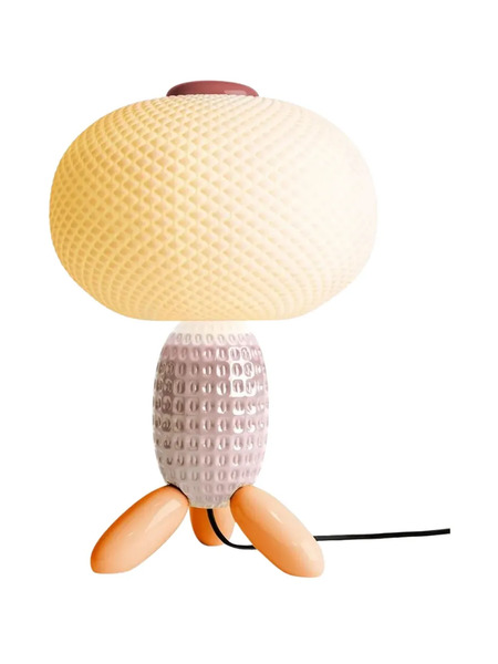  Lladró Porcelain Table Lamp - Pink 