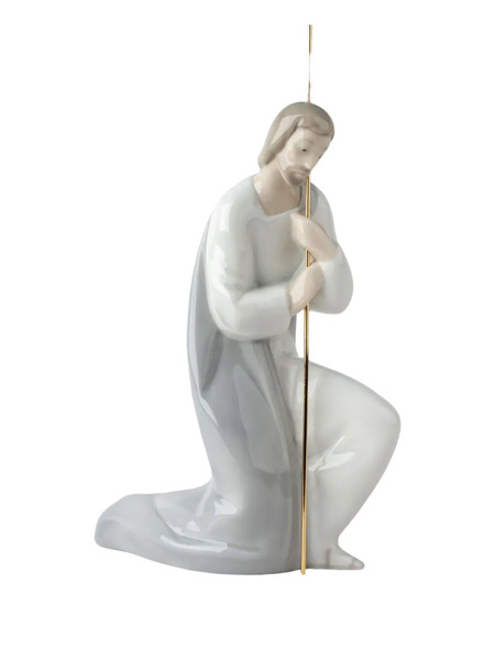  Lladró Saint Joseph Nativity Sculpture - White 