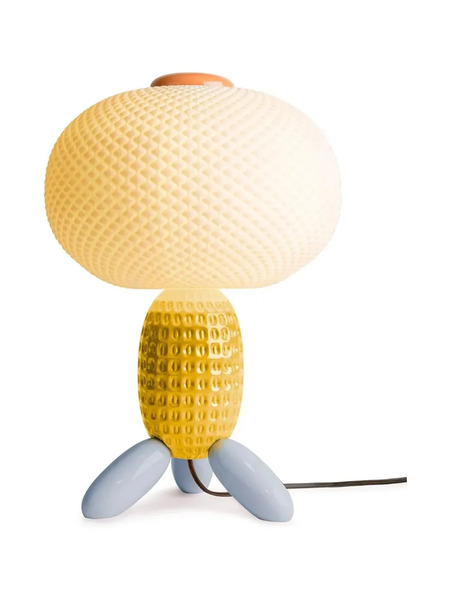  Lladró Soft Blown Table Lamp - Yellow 