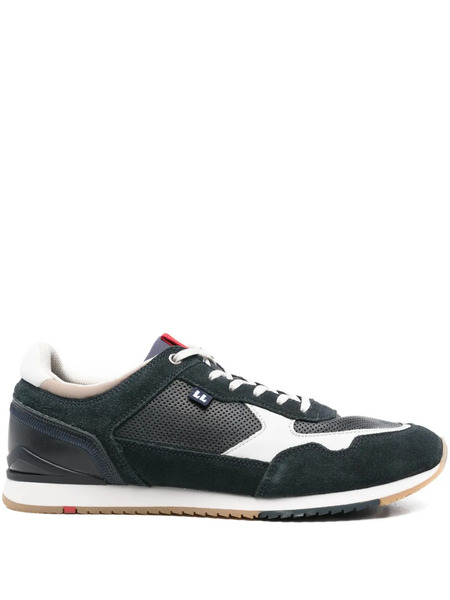  Lloyd Leather Panelled Suede Sneakers - Blue 