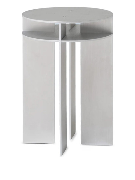  Ln-cc X Nm3 Circular Stool - Silver 