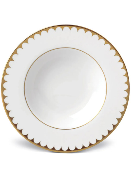  L'objet Aegean Filet Soup Plate (23cm) - White 