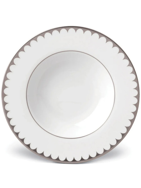  L'objet Aegean Filet Soup Plate (22cm) - White 