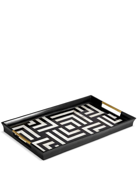  L'objet Dédale Rectangular Tray - Black 