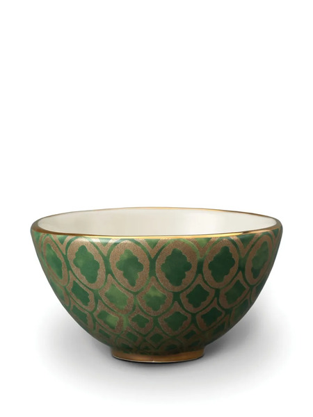  L'objet Fortuny Ashanti Patterned Serving Bowl - Green 