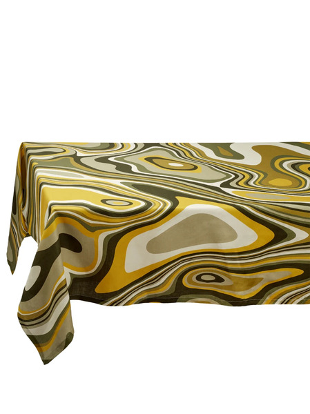  L'objet Graphic-print Tablecloth - Green 