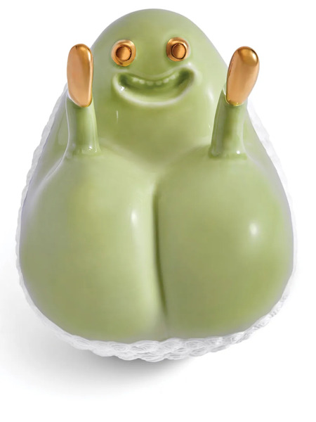  L'objet Haas Butts Up Porcelain Box - Green 