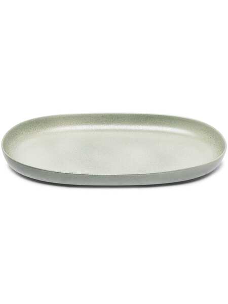 L'objet Medium Terra Oval Plate - Green 