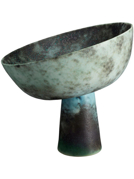  L'objet Medium Terra Porcelain Bowl - Black 