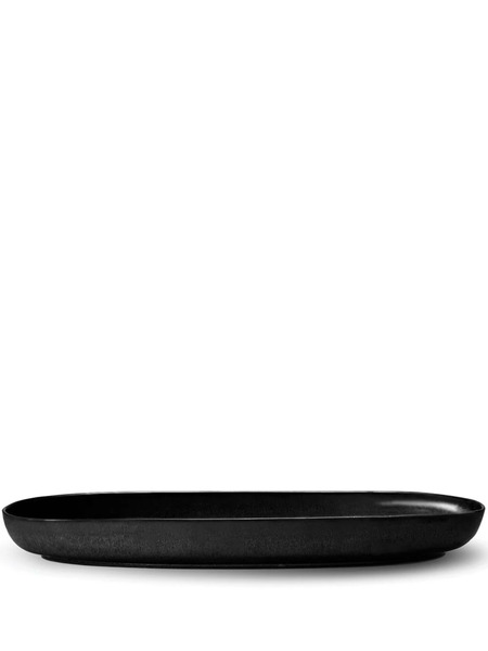  L'objet Medium Terra Porcelain Platter (5cm X 41cm) - Black 