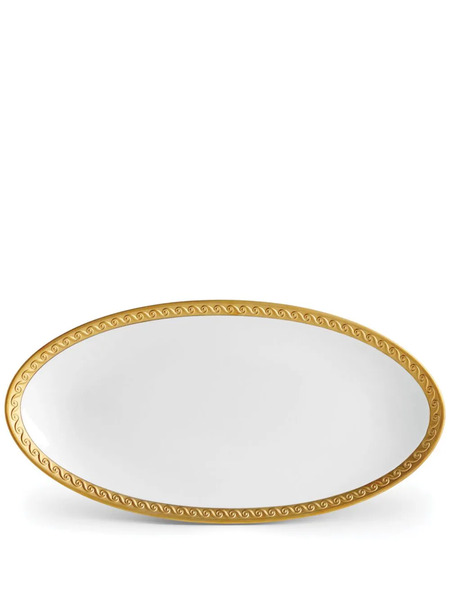  L'objet Neptune Small Oval Platter - White 