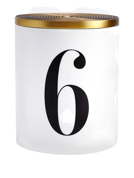  L'objet Number-print Candle - White 