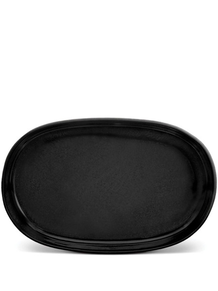  L'objet Small Terra Oval Platter (23cm) - Black 