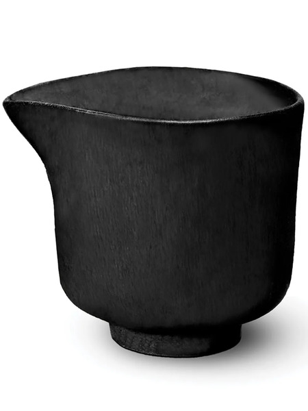  L'objet Terra Porcelain Sauce Server (110ml) - Black 