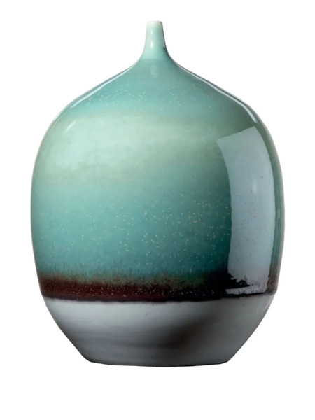  L'oca Nera Round Vase - Blue 