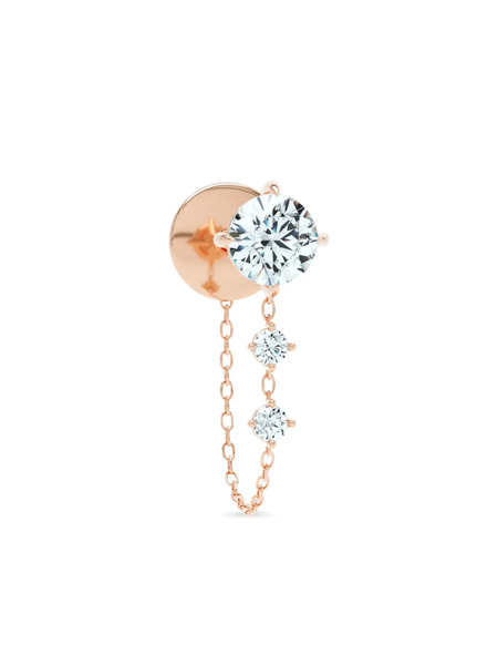  Loev Diamond Chain-link Stud Earring - Pink 