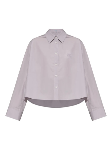  Loewe Anagram-embroidered Shirt - Purple 