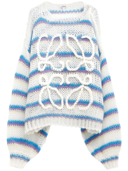  Loewe Anagram Jumper - White 