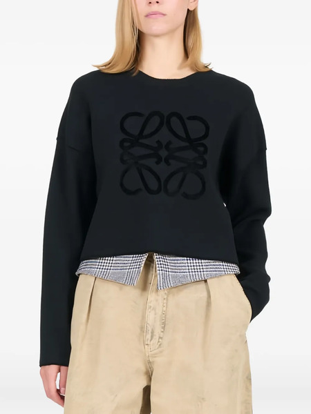  Loewe Anagram-logo Sweater - Black 