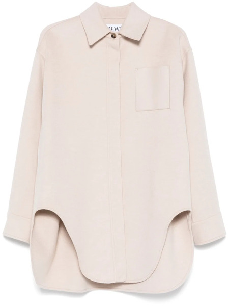  Loewe Anagram-motif Shirt - Neutrals 