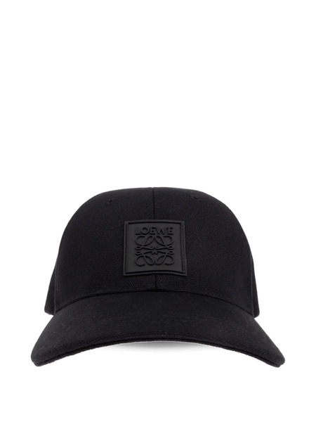  Loewe Anagram-patch Baseball Cap - Black 