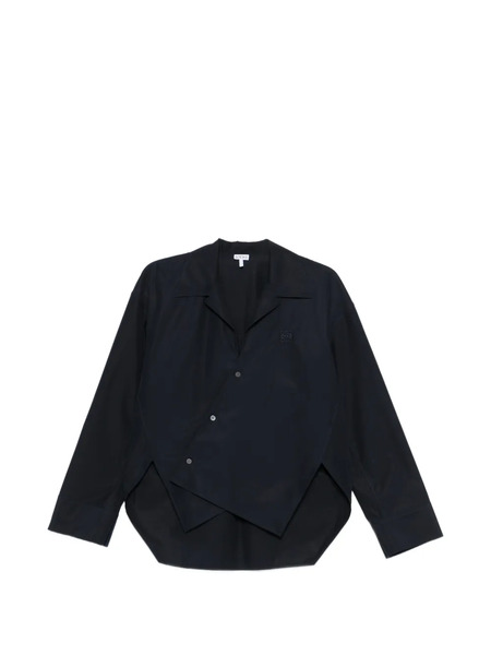  Loewe Asymmetric-button Shirt - Blue 