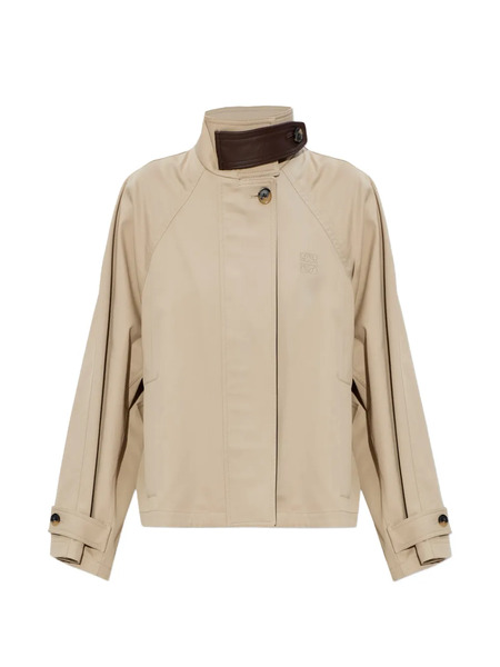  Loewe Button Cotton Jacket - Neutrals 