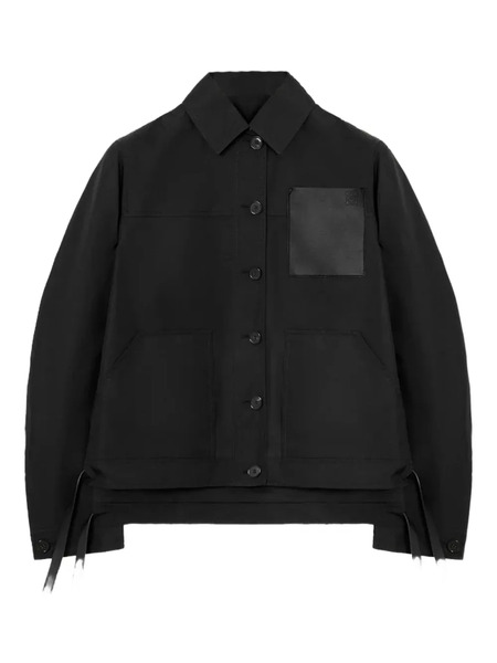  Loewe Button-fastening Pocket Jacket - Black 