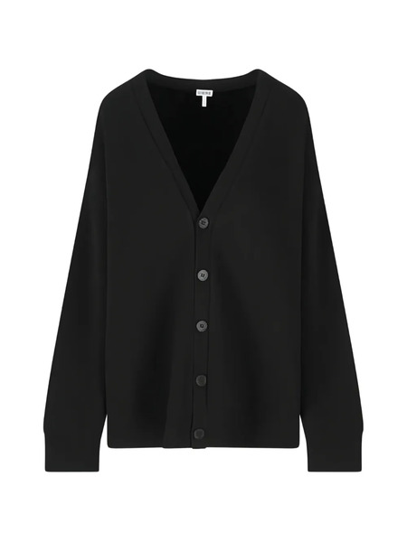  Loewe Buttoned Knitted Cardigan - Black 