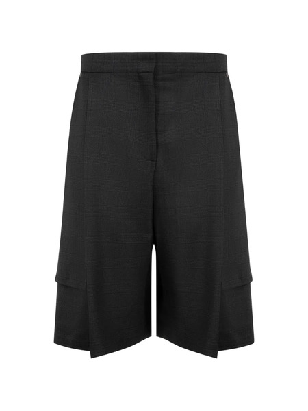  Loewe Check-pattern Cargo Shorts - Grey 