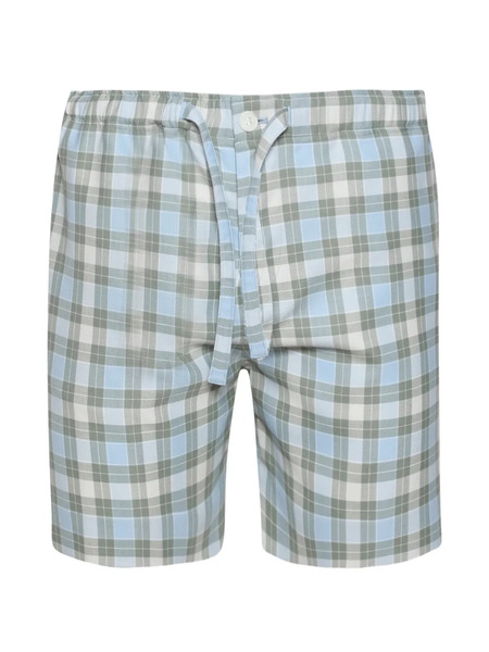  Loewe Check-print Shorts - Blue 
