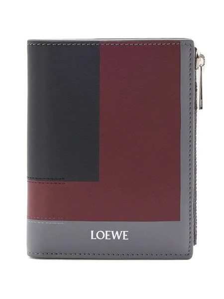  Loewe Colourblock Zip Wallet - Grey 