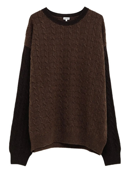  Loewe Crew-neck Sweater - Brown 