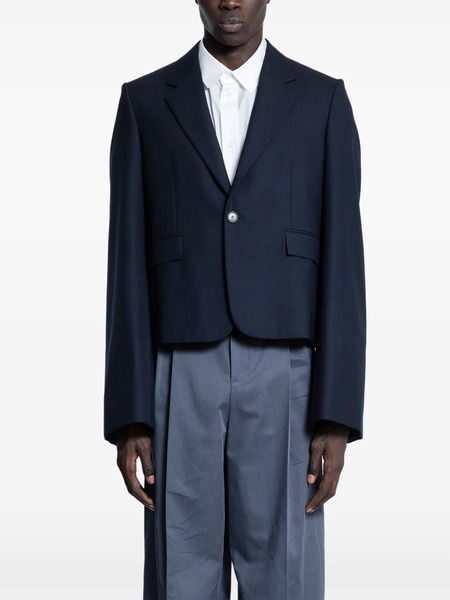  Loewe Cropped Blazer - Blue 