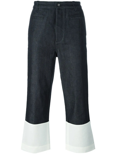  Loewe Cropped Jeans - Blue 