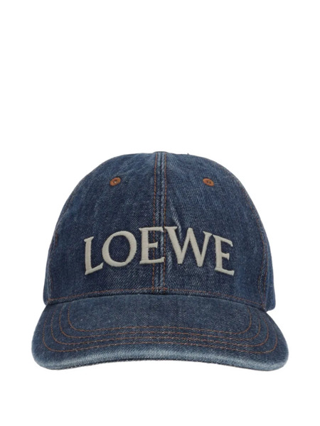  Loewe Denim Baseball Cap - Blue 