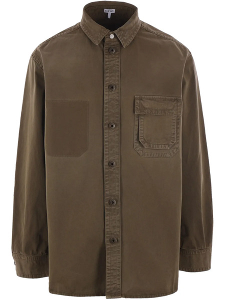 Loewe Denim Shirt Jacket - Green 