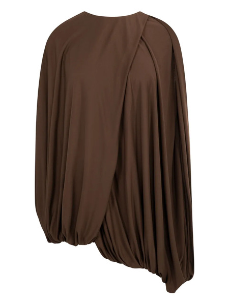  Loewe Draped Blouse - Brown 