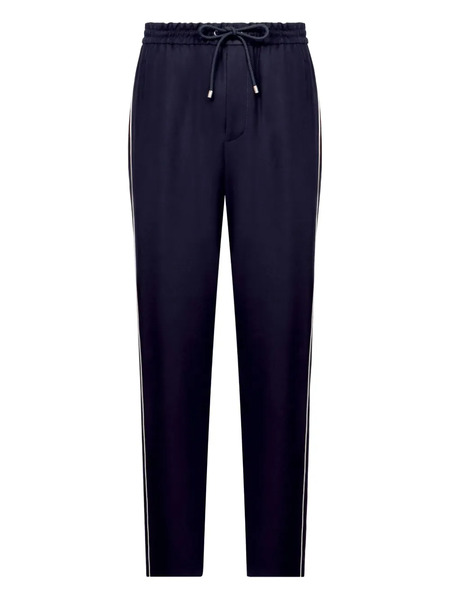  Loewe Drawstring Side-stripe Trousers - Blue 