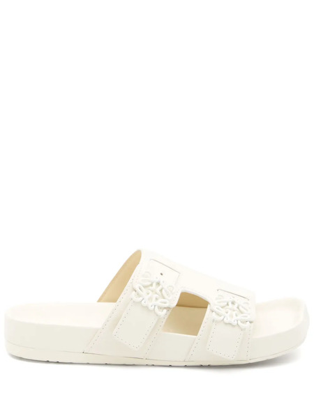  Loewe Ease Goatskin Slides - Neutrals 