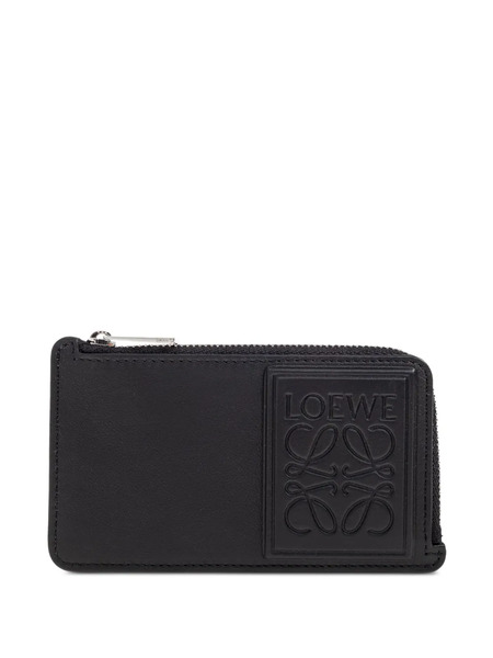  Loewe Embossed-logo Zip-around Wallet - Black 