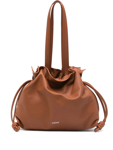  Loewe Flamenco Drawstring Shoulder Bag - Brown 