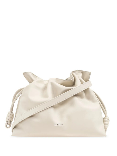  Loewe Flamenco Leather Clutch Bag - Neutrals 