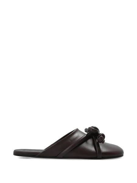  Loewe Flamengo Knot Mules - Brown 
