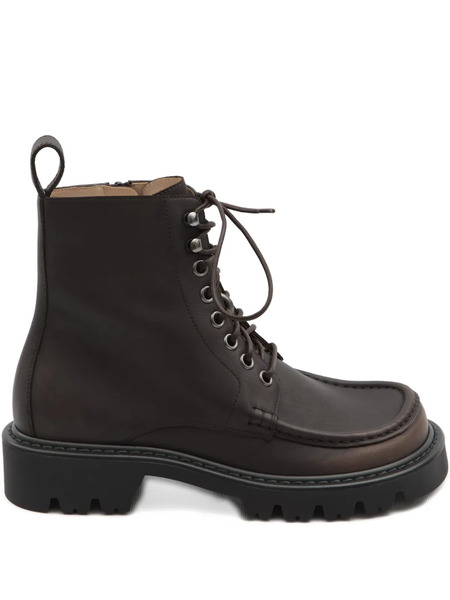  Loewe Lace-up Ankle Boots - Brown 